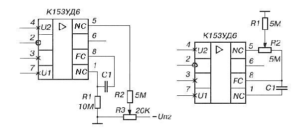 The scheme of balancing of K153UD6
