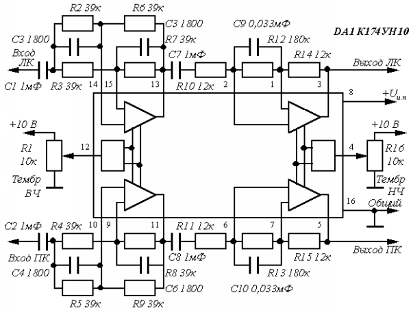  K174UN10 application scheme 