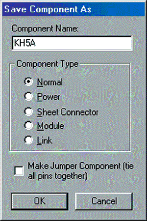 Создание библиотечного компонента в P-CAD 2001 Library Executive. Выбор типа компонента.