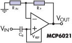    Vref       MCP6021.