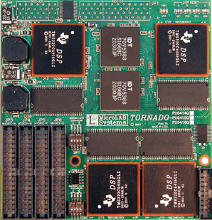 Блок-схема мультипроцессора ЦОС TORNADO-PX64xxQ.