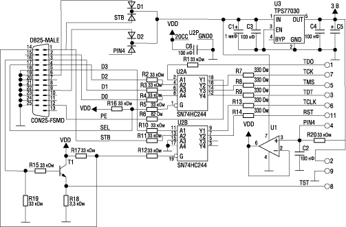   LPT-­JTAG-­ MSP­-FET430PIF