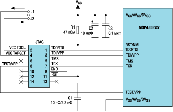    JTAG  MSP430  