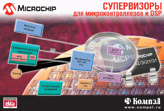 Супервизоры для микроконтроллеров Microchip Супервизоры для микроконтроллеров Microchip
