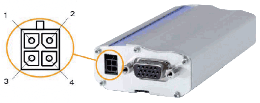 4-контактный разъем Micro-Fit 3.0 для питания GSM-модема M1306 4-контактный разъем Micro-Fit 3.0 для питания GSM-модема M1306
