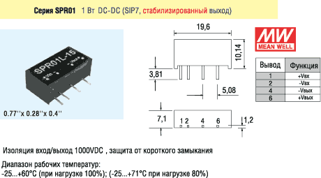 DC/DC-     SPR01 