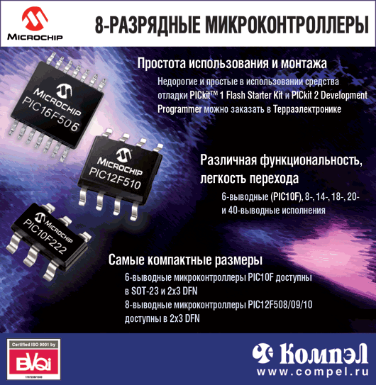 8-разрядные микроконтроллеры Microchip 8-разрядные микроконтроллеры Microchip