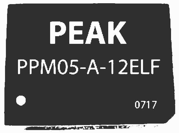 Peak преобразователь PPM