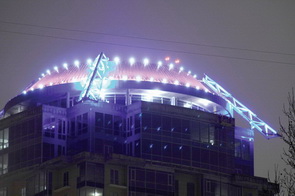 Подсветка жилого комплекса «Кутузовская Ривьера»  