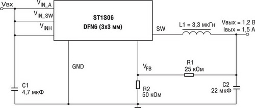   ST1S06 (  1,5 ,   1,5 )